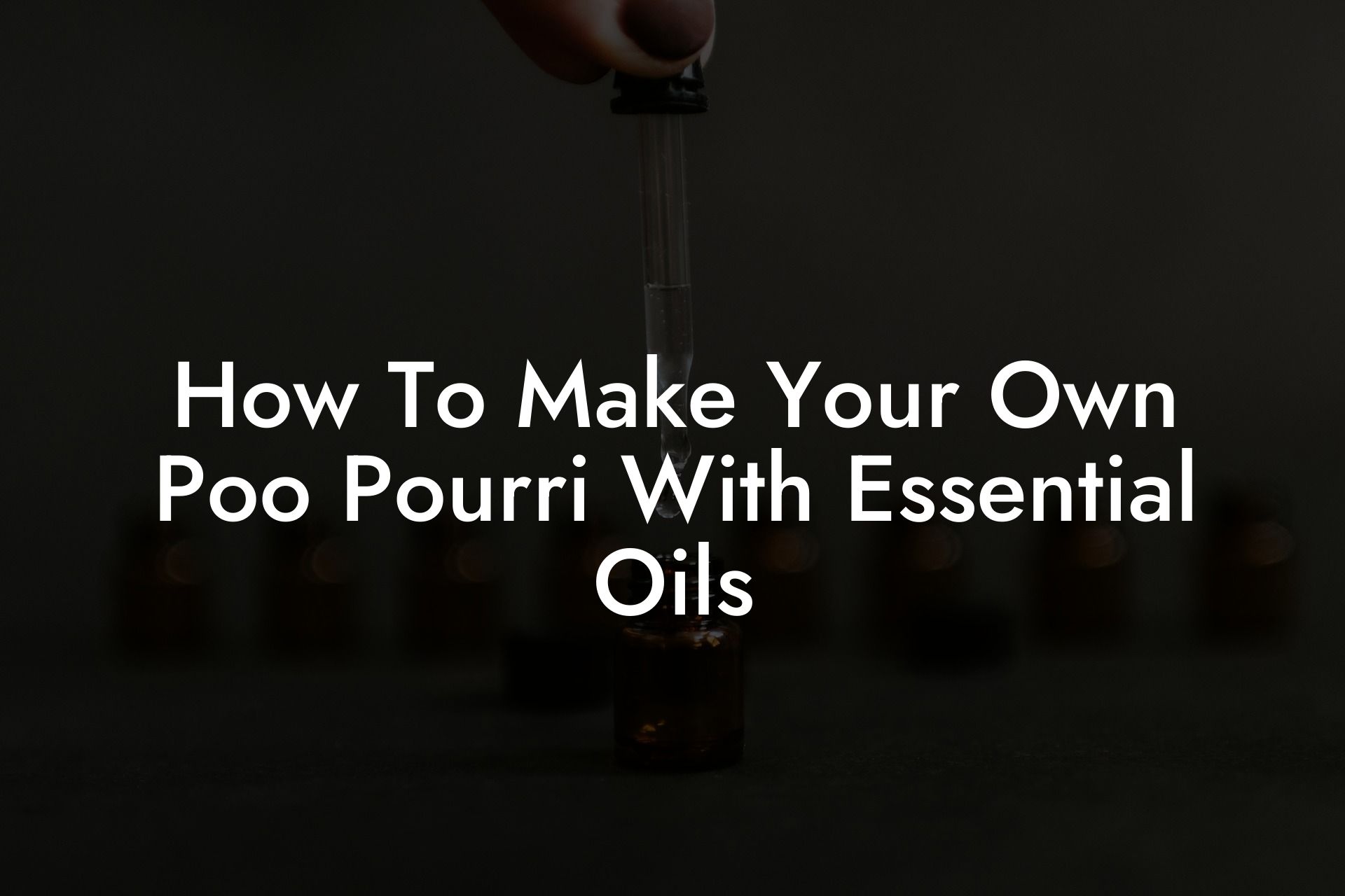 How To Make Your Own Poo Pourri With Essential Oils