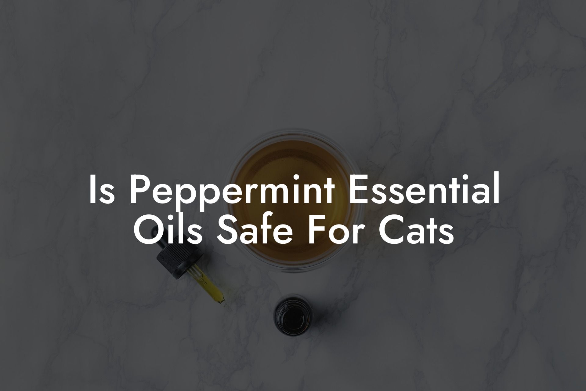 Is Peppermint Essential Oils Safe For Cats