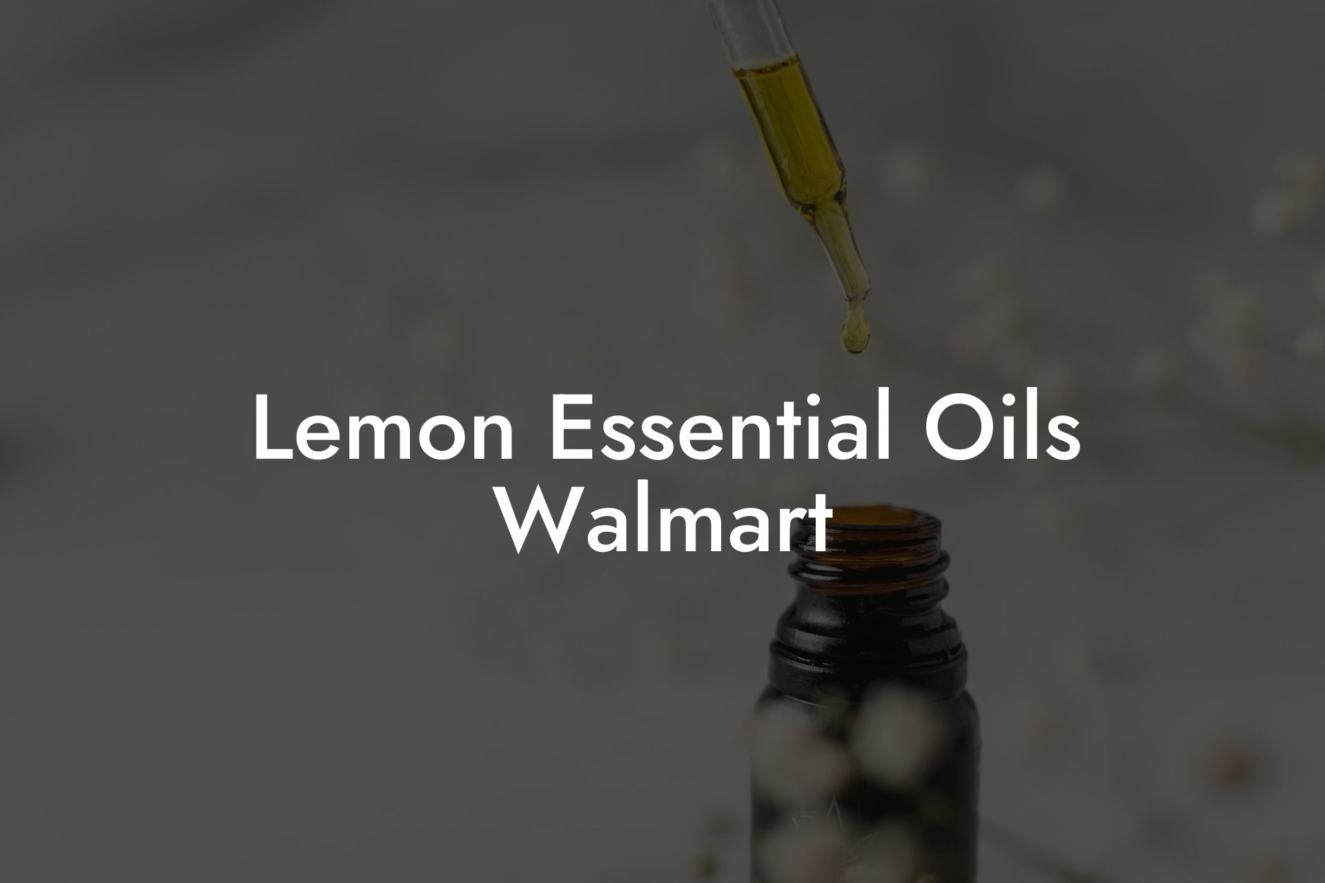 Lemon Essential Oils Walmart