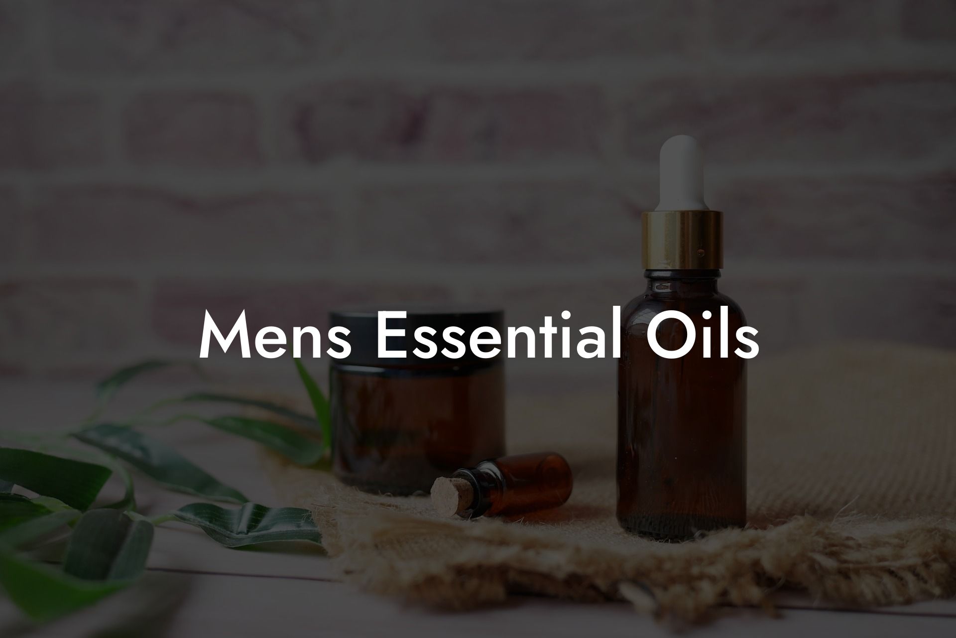 Men's Essential Oils