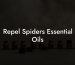 Repel Spiders Essential Oils