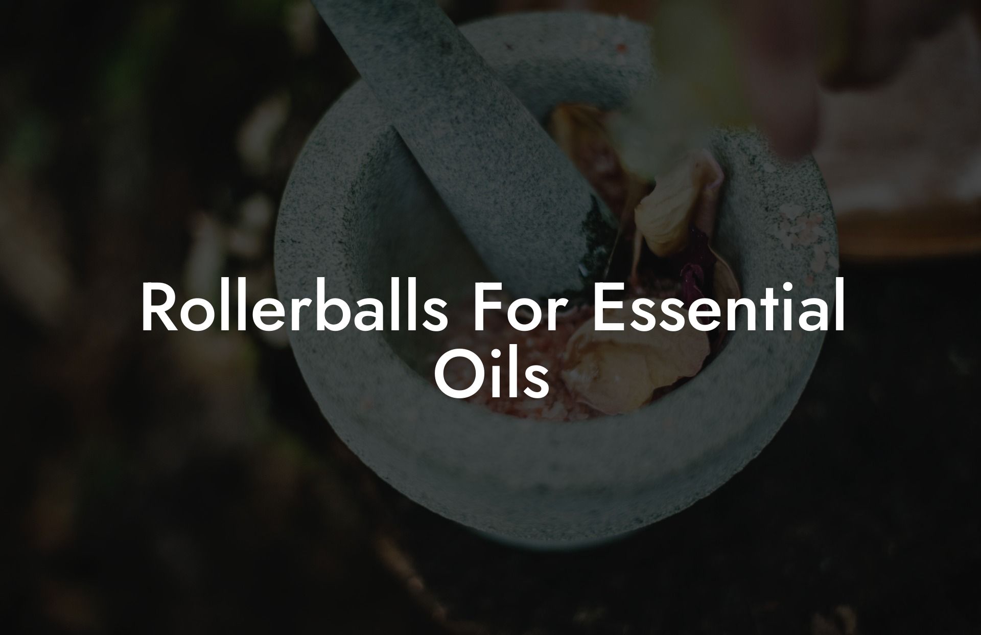 Rollerballs For Essential Oils