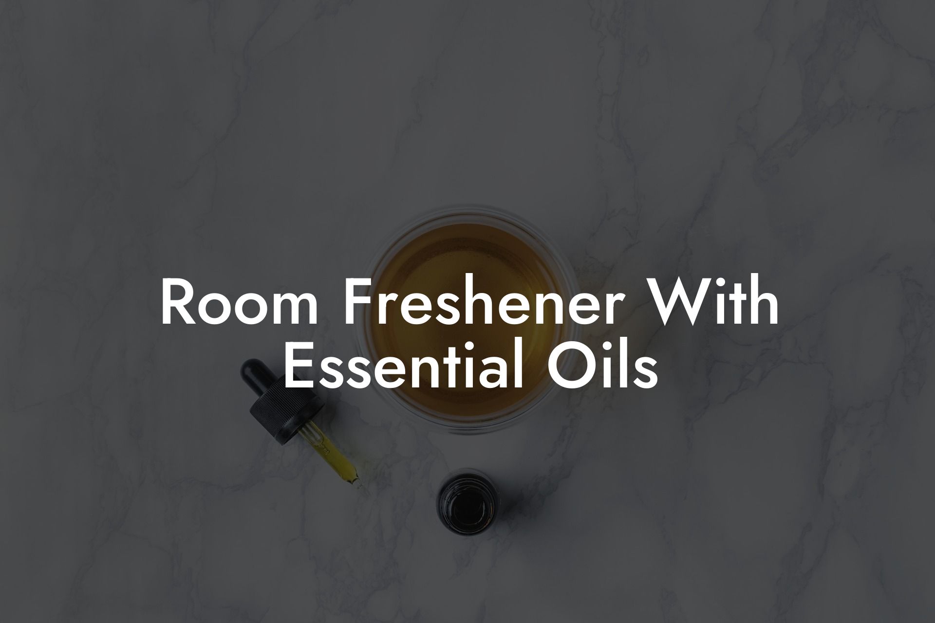 Room Freshener With Essential Oils