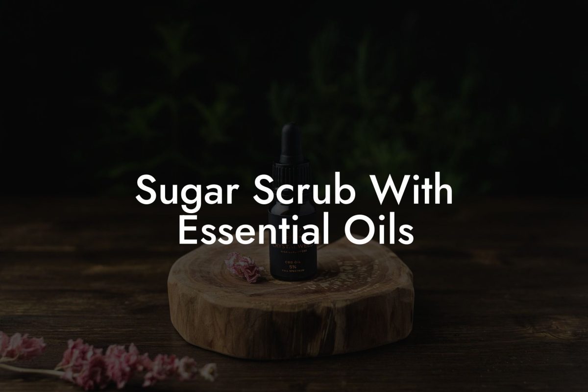 Sugar Scrub With Essential Oils