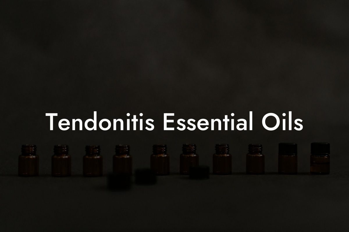 Tendonitis Essential Oils