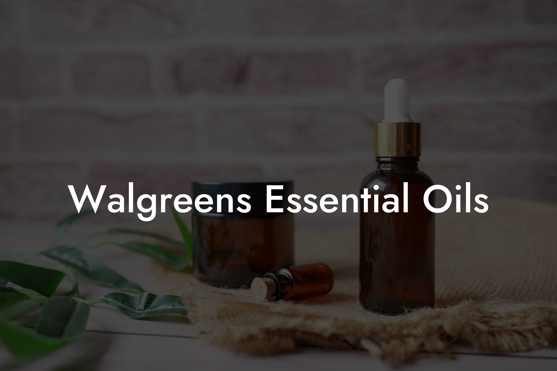 Walgreens Essential Oils