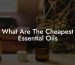 What Are The Cheapest Essential Oils