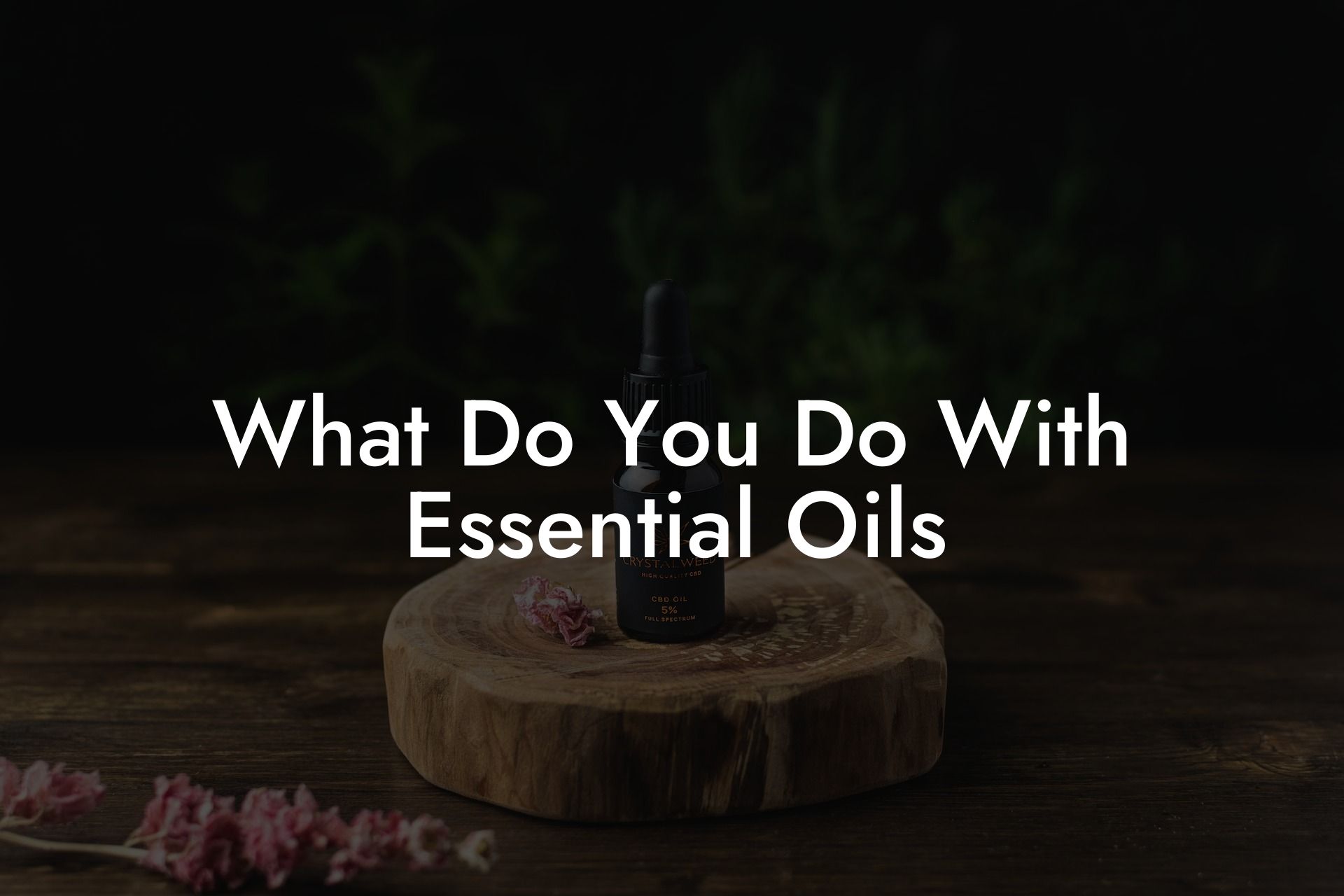 What Do You Do With Essential Oils