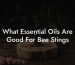 What Essential Oils Are Good For Bee Stings