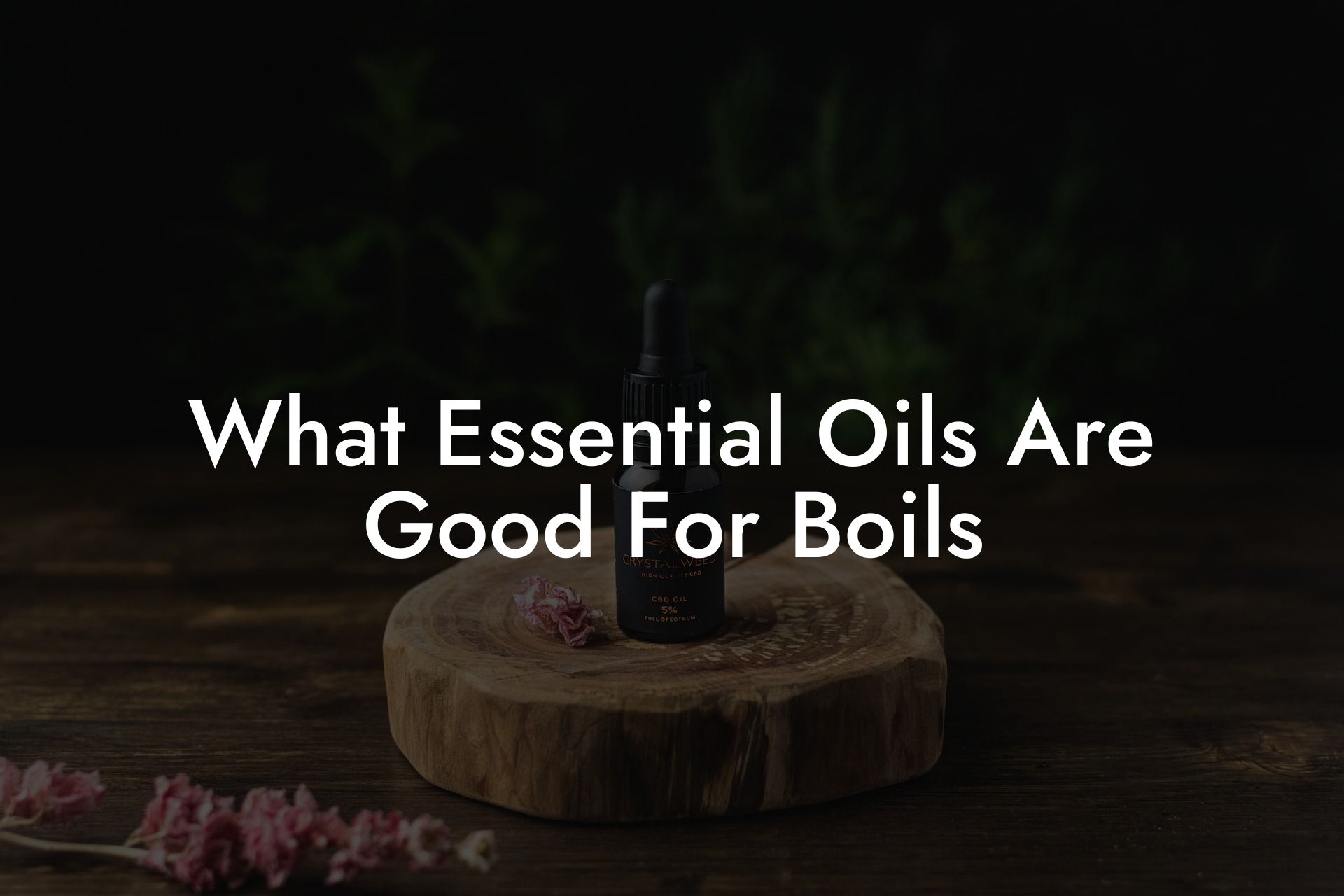 What Essential Oils Are Good For Boils