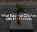What Essential Oils Are Safe For Toddlers