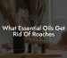 What Essential Oils Get Rid Of Roaches