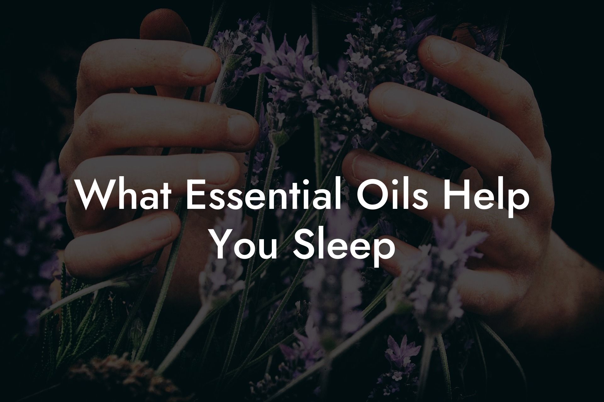 What Essential Oils Help You Sleep