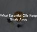 What Essential Oils Keep Gnats Away