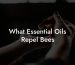 What Essential Oils Repel Bees