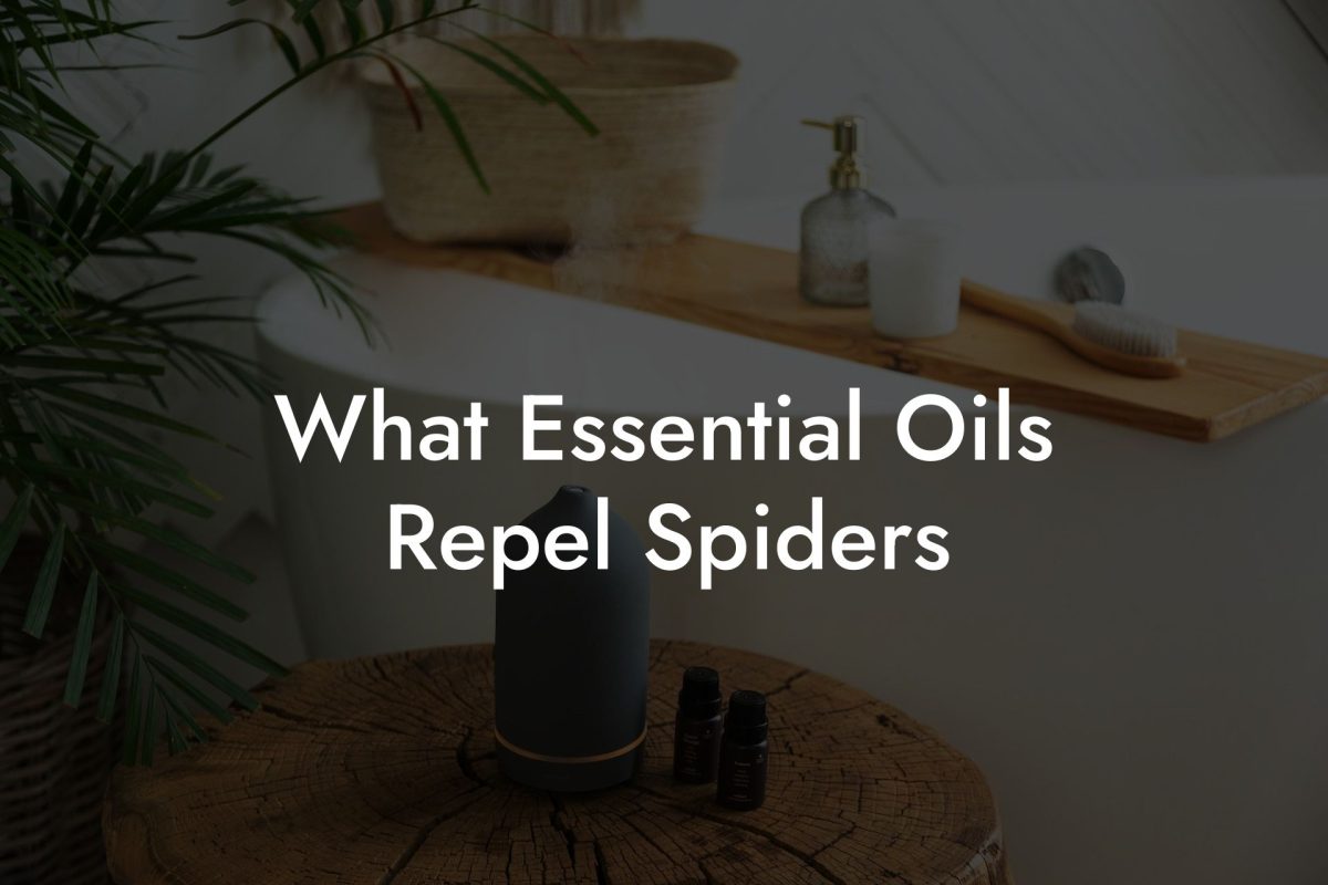 What Essential Oils Repel Spiders