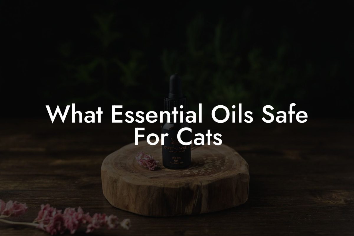 What Essential Oils Safe For Cats