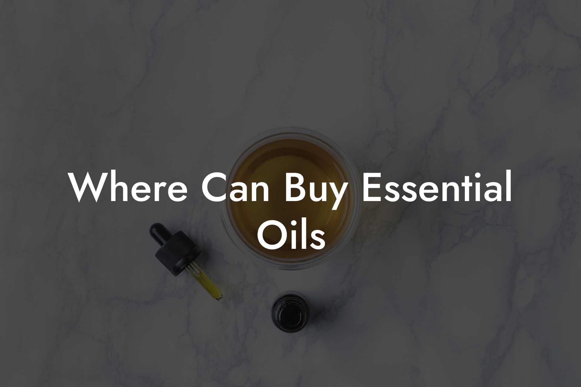 Where Can Buy Essential Oils