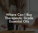 Where Can I Buy Therapeutic Grade Essential Oils