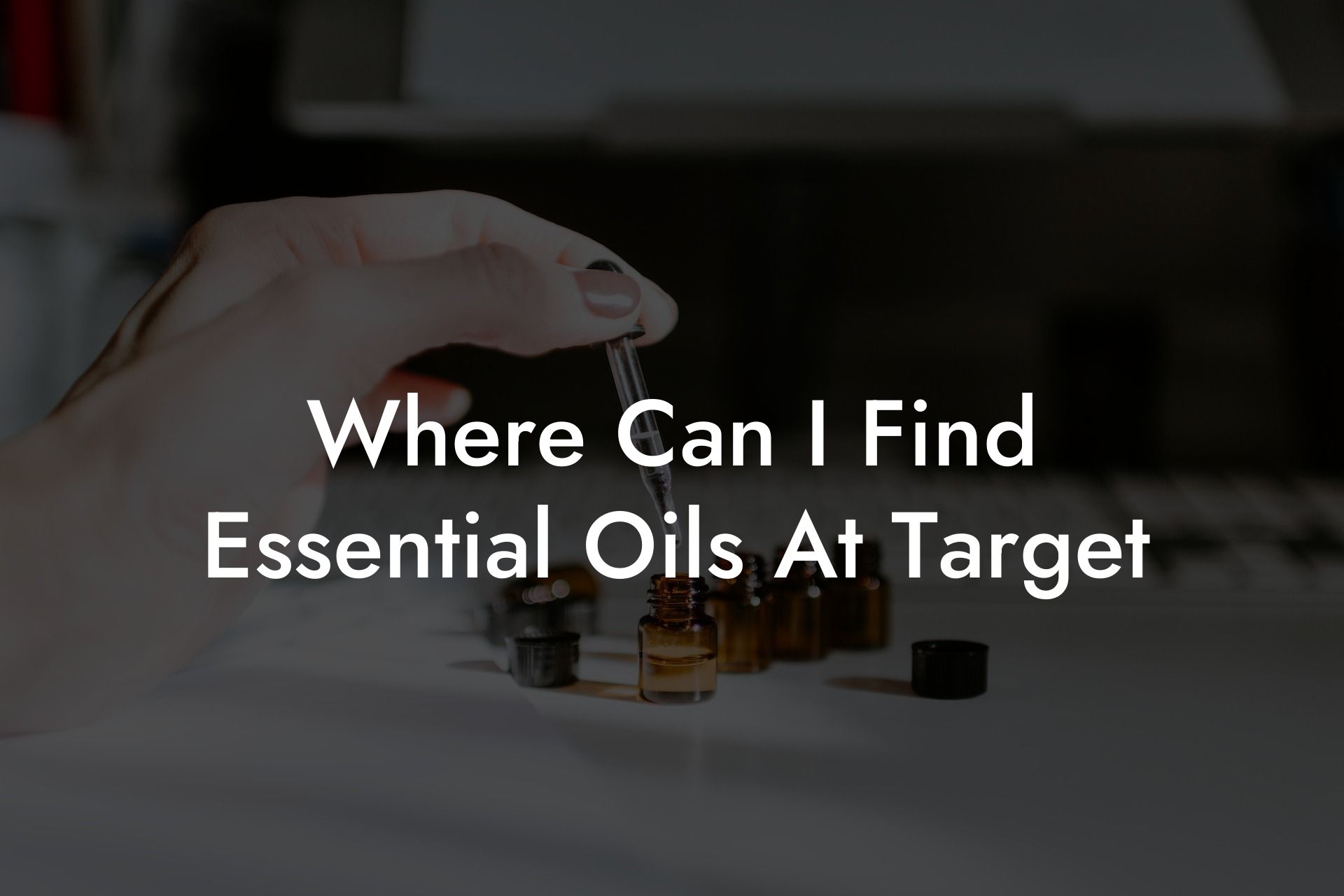 Where Can I Find Essential Oils At Target