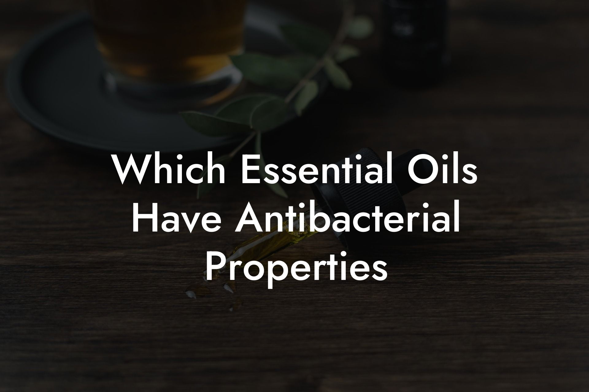 Which Essential Oils Have Antibacterial Properties